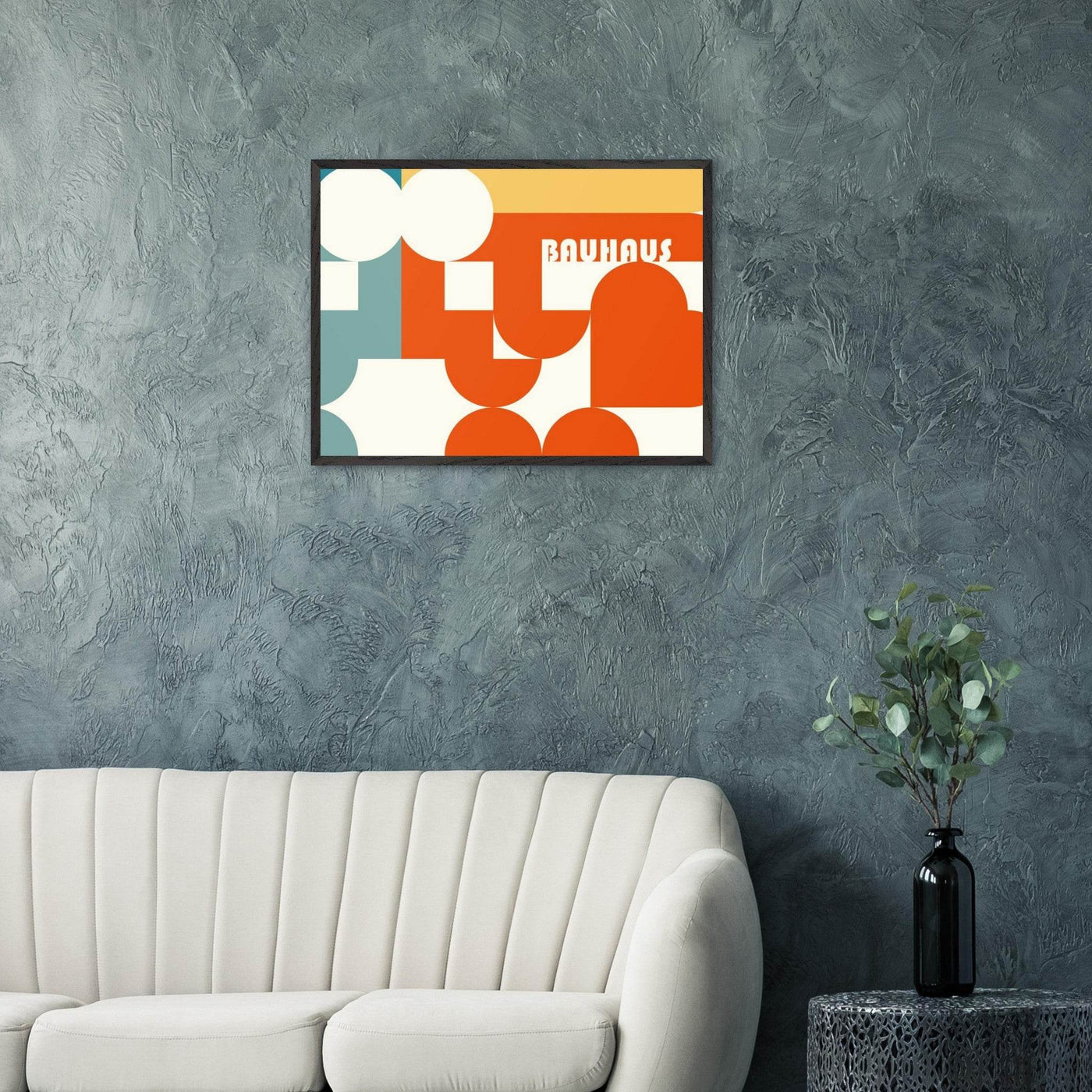 Bauhaus-Style Abstract Geometric Art - Vibrantwalls
