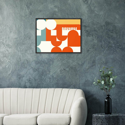 Bauhaus-Style Abstract Geometric Art - Vibrantwalls