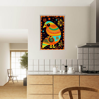Vibrant Tribal Bird Art - Vibrantwalls