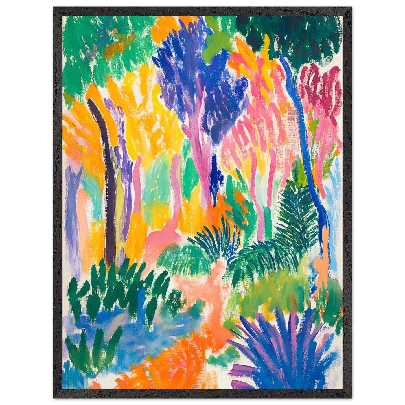 Abstract Foliage Art - Modern Wall Decor for Your Home - Vibrantwalls