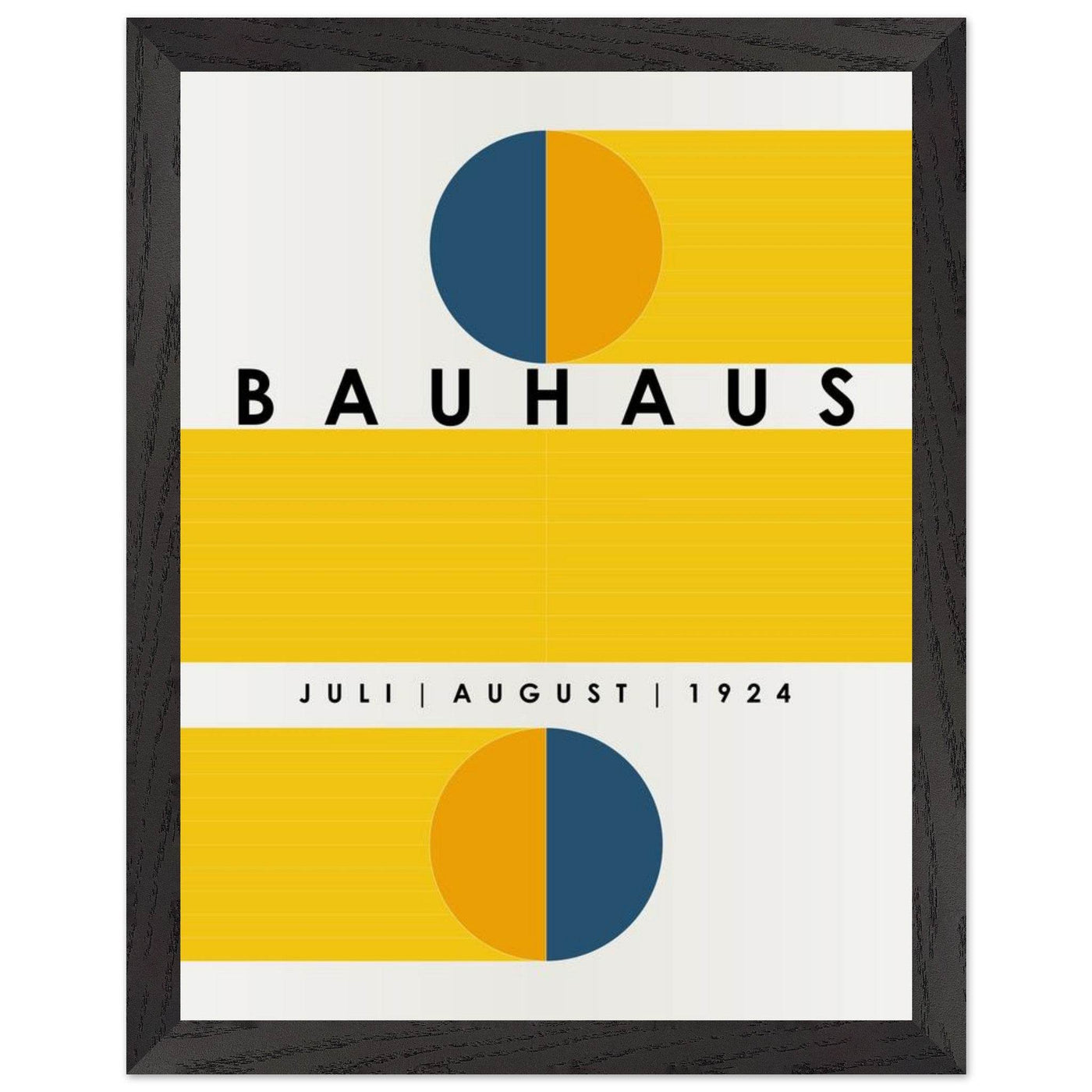 Bauhaus Blue Tunnel Geometric - Vibrantwalls