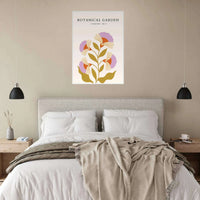 Whimsical Floral Botanical Garden Wall Art - Vibrantwalls