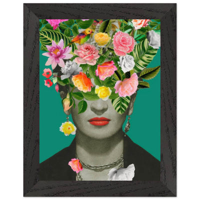 Floral Frida Artwork - Vibrant and Inspiring Home Decor - Vibrantwalls