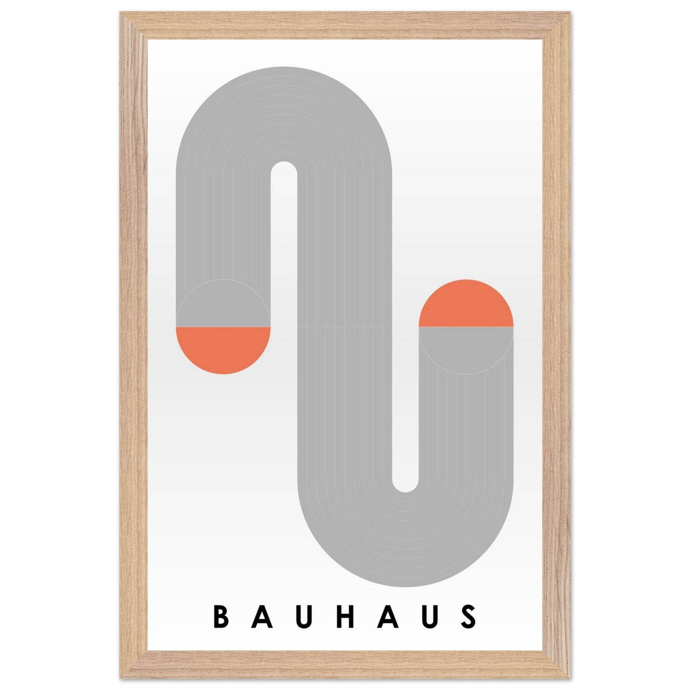 Bauhaus-Style The Blue Tunnel - Vibrantwalls