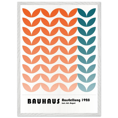 Bauhaus-Style The Blue Waves - Vibrantwalls