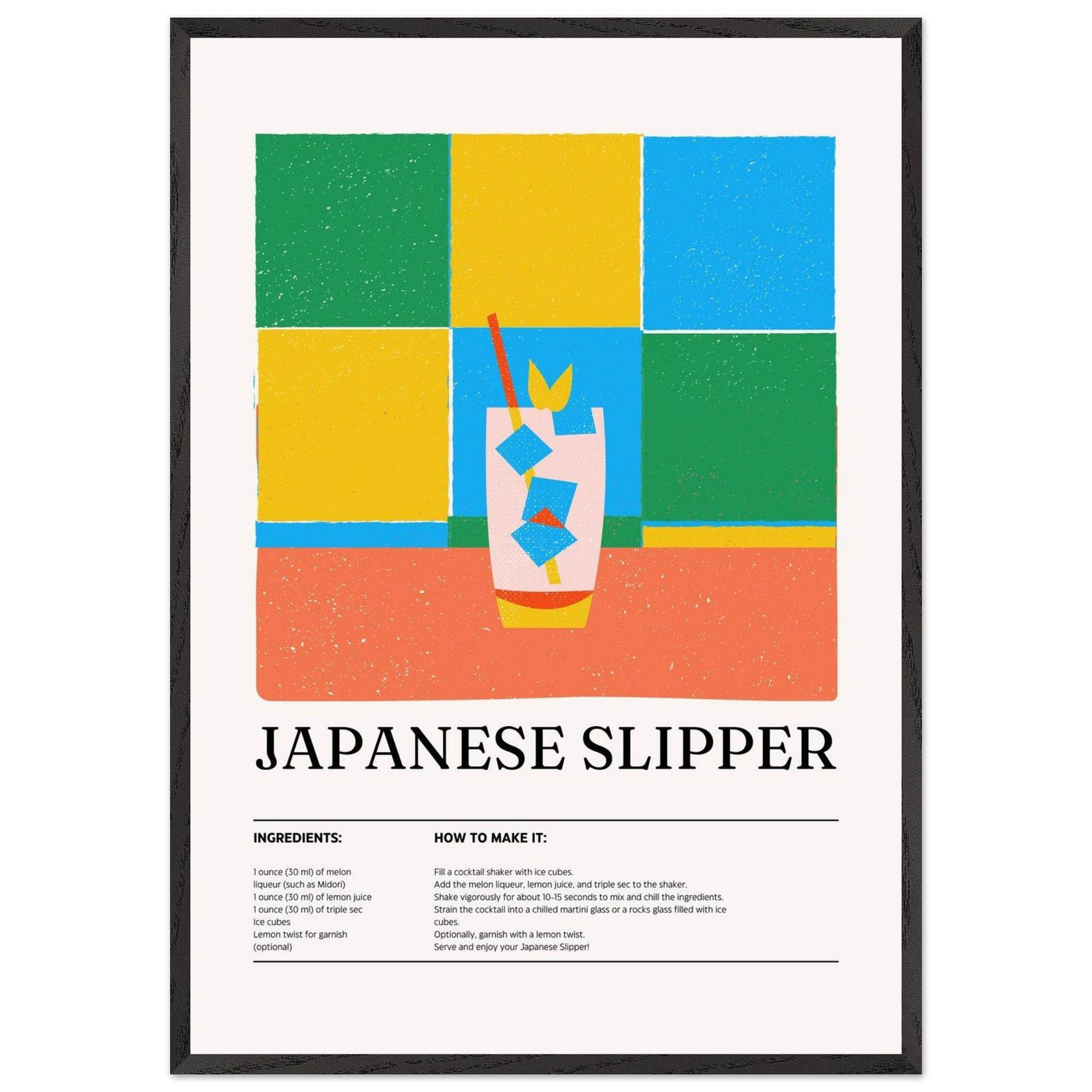 Japanese Slipper Cocktail Recipe - Vibrantwalls