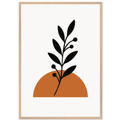 Minimalist Botanical Sunset - Vibrantwalls