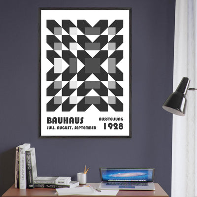 Bauhaus-Style Geometric Grid - Vibrantwalls