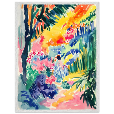 Vibrant Abstract Garden Henri Matisse - Vibrantwalls