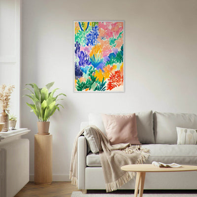 Matisse-Abstract Floral - Vibrantwalls