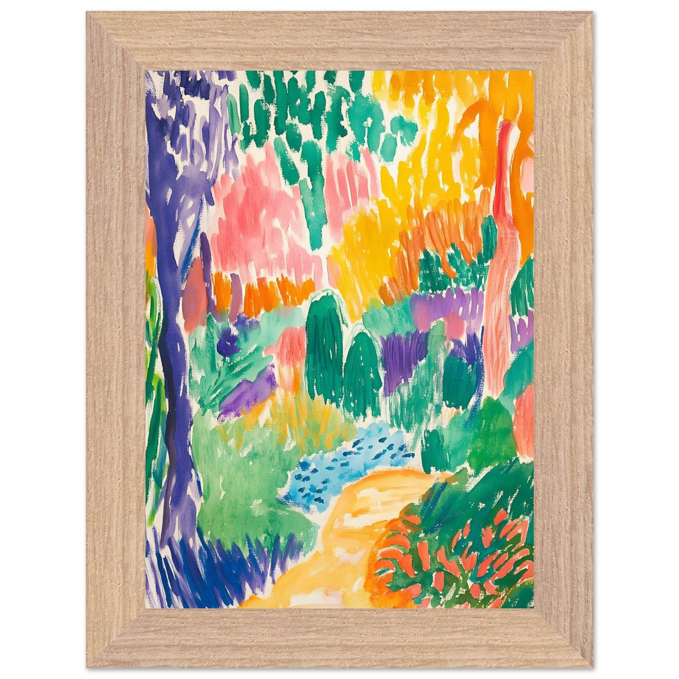 Henri Matisse Abstract Garden Scene - Vibrantwalls