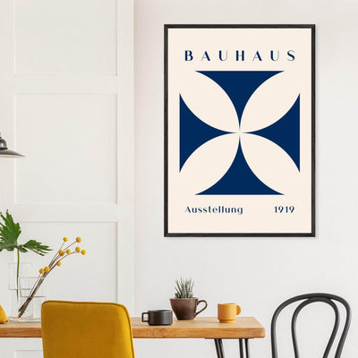 Bauhaus Exhibition 1919 - Navy Cream - Vibrantwalls