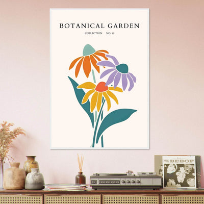 Botanical Garden Collection Framed Poster – Abstract Floral Art Print | Vibrant Colors, Ready-to-Hang - Vibrantwalls