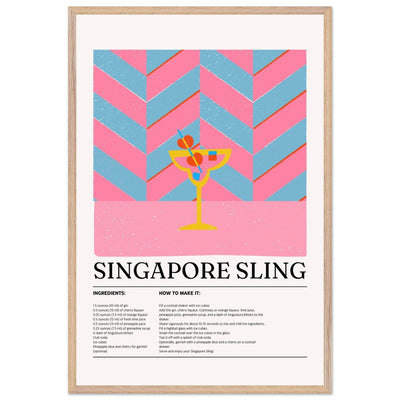 Singapore Sling Cocktail Recipe - Vibrantwalls