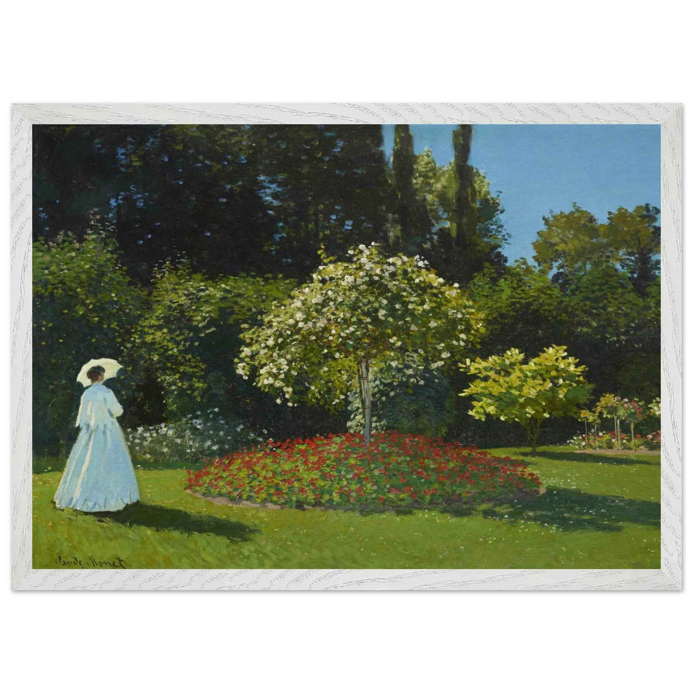 Woman in the Garden Art: Elegant Decor for Nature Lovers - Vibrantwalls