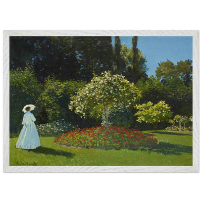 Woman in the Garden Art: Elegant Decor for Nature Lovers - Vibrantwalls