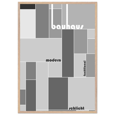 Bauhaus-Style Grid - Vibrantwalls