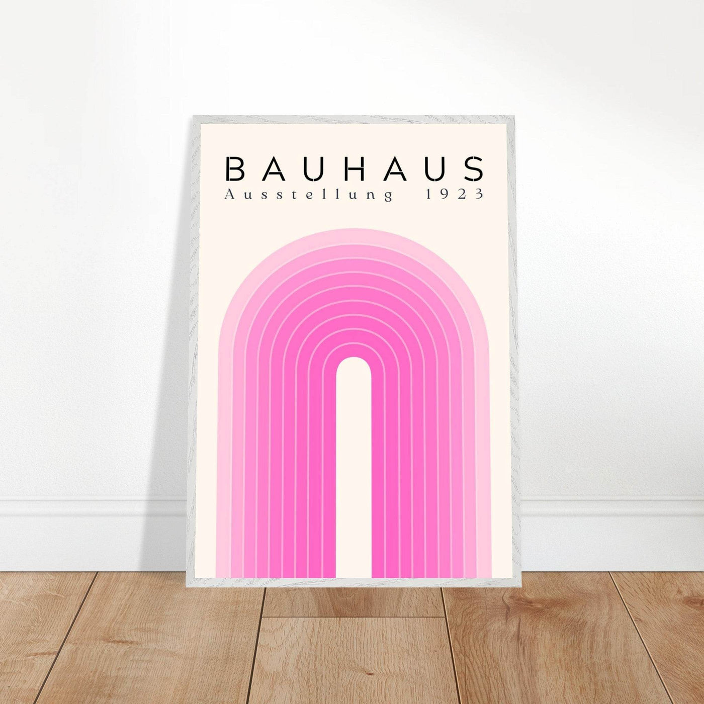 Bauhaus Pink Gradient Arch - Vibrantwalls