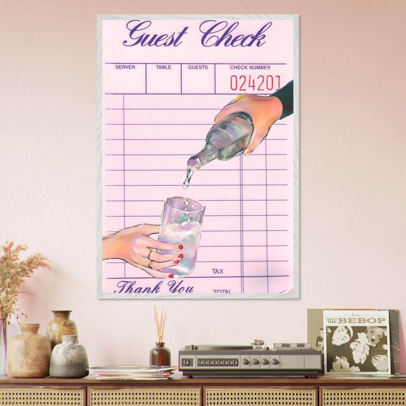 Gin Tonic Cocktail Recipe Retro Bar Art - Vibrantwalls
