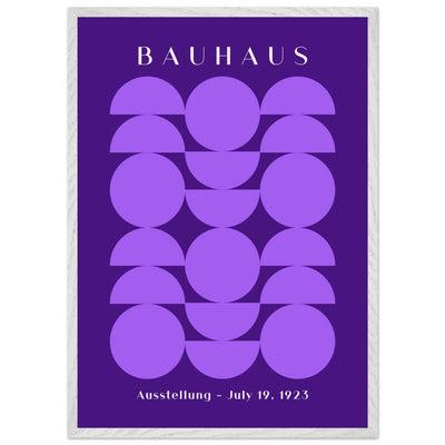 Bauhau 1923 Purple Geometric - Vibrantwalls