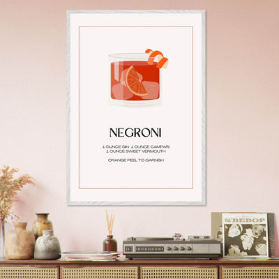 Negroni Cocktail Recipe - Vibrantwalls