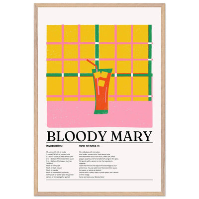 Retro Bloody Mary Cocktail Recipe - Vibrantwalls