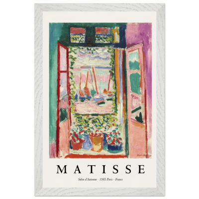Matisse Open Window Art - Captivating Piece for Modern Decor - Vibrantwalls