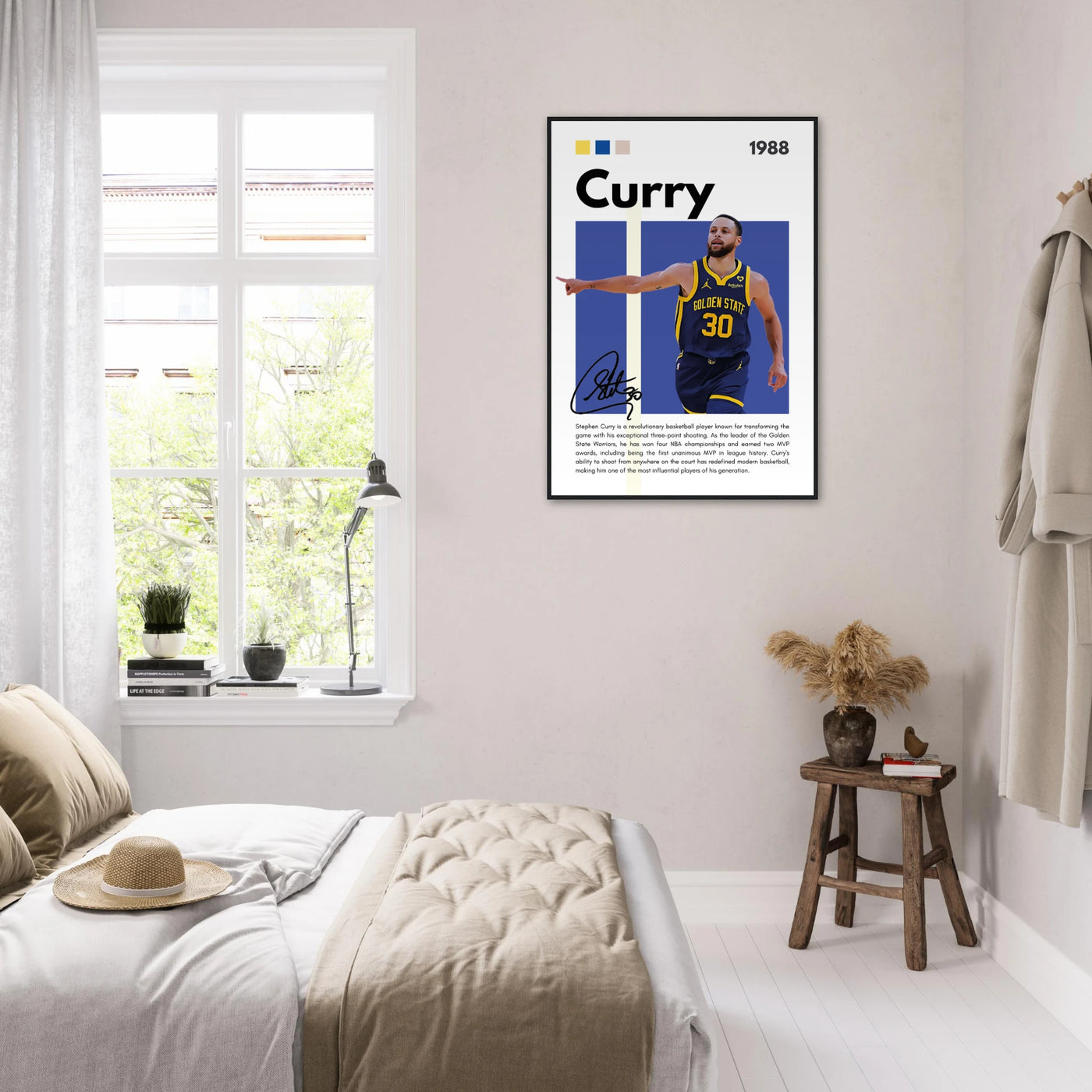 Stephen Curry Chef Curry Warriors Framed Poster Vibrantwalls