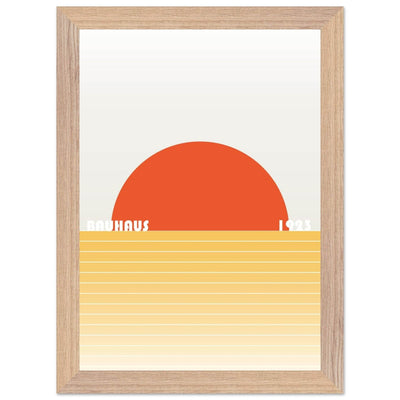 Bauhaus Sunset Abstraction - Vibrantwalls