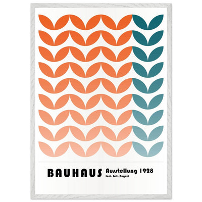 Bauhaus-Style The Blue Waves - Vibrantwalls