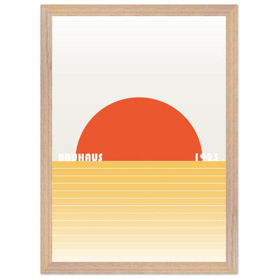 Bauhaus Sunset Abstraction - Vibrantwalls