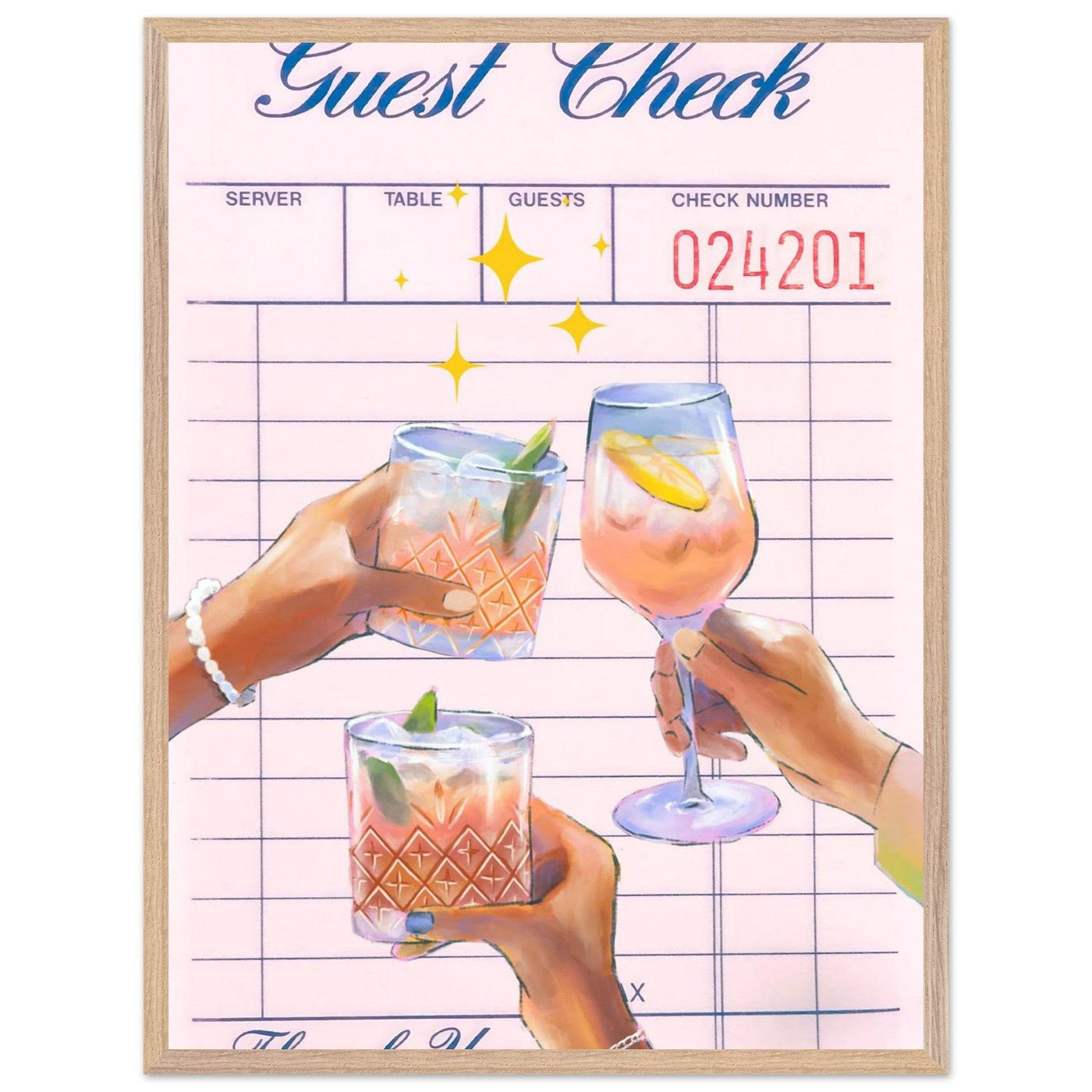 Retro Cocktail Recipe - Vibrantwalls