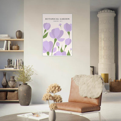 Botanical Garden Elegant Lavender Bloom Art Print - Vibrantwalls