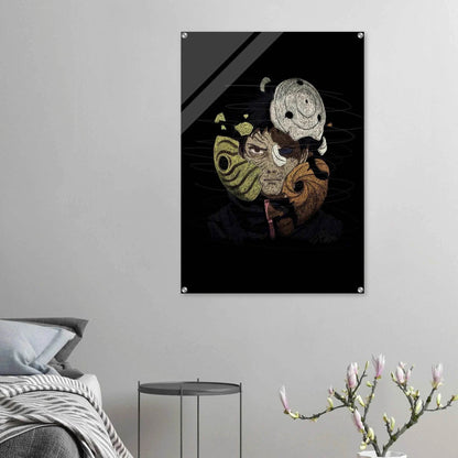 Anime Warrior Acrylic Print – Dynamic, Textured, Modern Wall Art in various sizes - Vibrantwalls