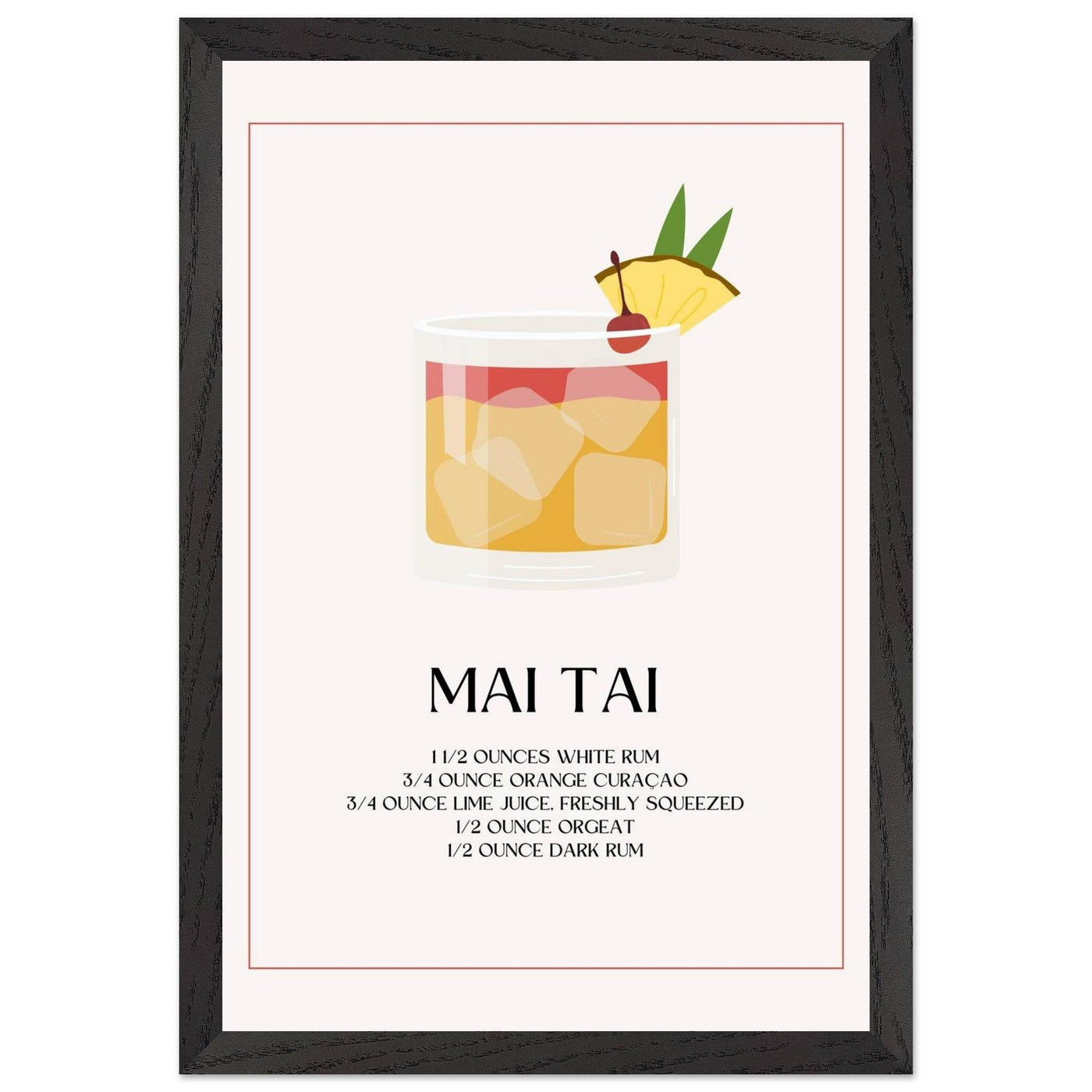 Mai Tai Cocktail Recipe - Vibrantwalls