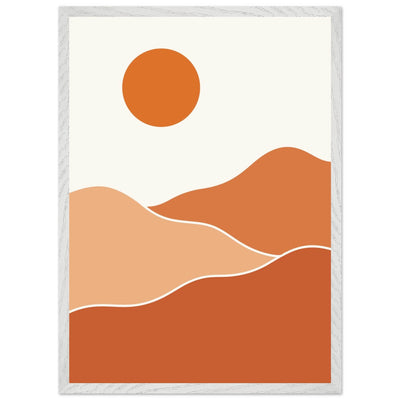 Abstract Desert Sunset - Vibrantwalls