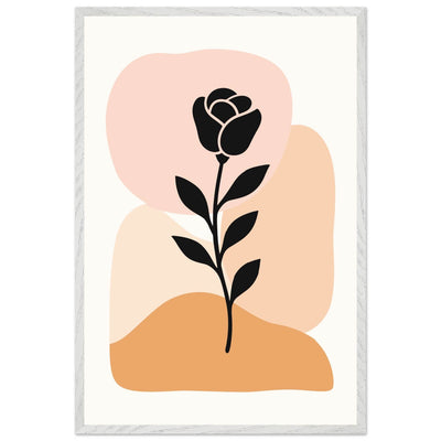 Abstract Floral Silhouette - Vibrantwalls