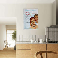 Guest Check Romance Vintage Wall Art - Vibrantwalls