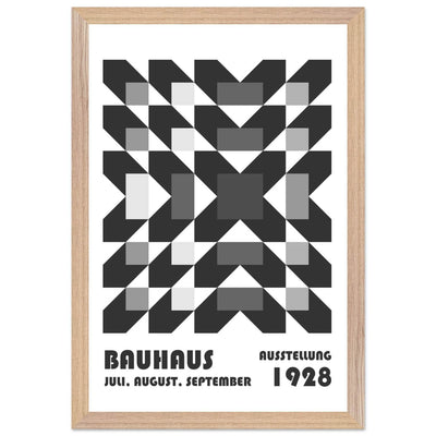 Bauhaus-Style Geometric Grid - Vibrantwalls