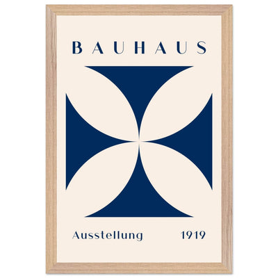 Bauhaus Exhibition 1919 - Navy Cream - Vibrantwalls