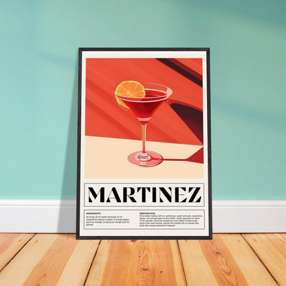 Martinez Cocktail - Vibrantwalls
