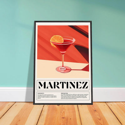 Martinez Cocktail - Vibrantwalls