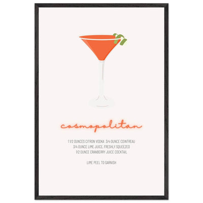 Cosmopolitan Cocktail Recipe Pink Vodka Cranberry Drink - Refreshing Cocktail Delight - Vibrantwalls