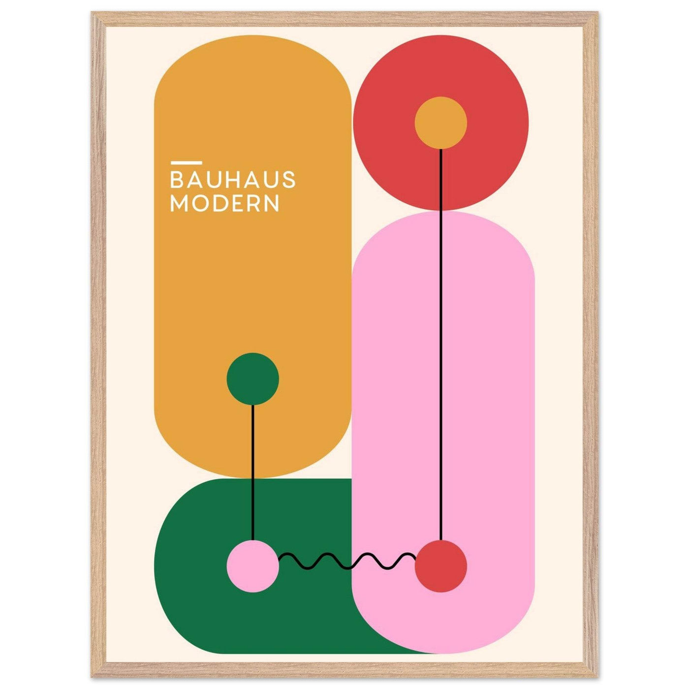Bauhaus Colorful Geometric Art for Modern Home Decor - Vibrantwalls