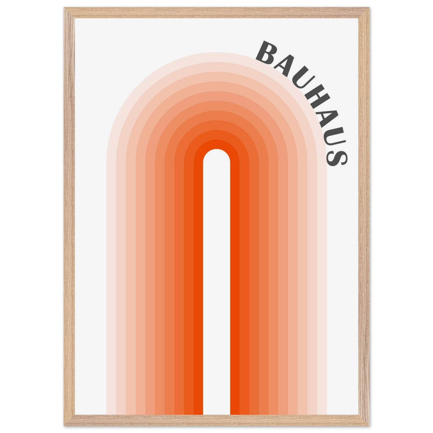 Bauhaus-Style Gradient Arch - Vibrantwalls