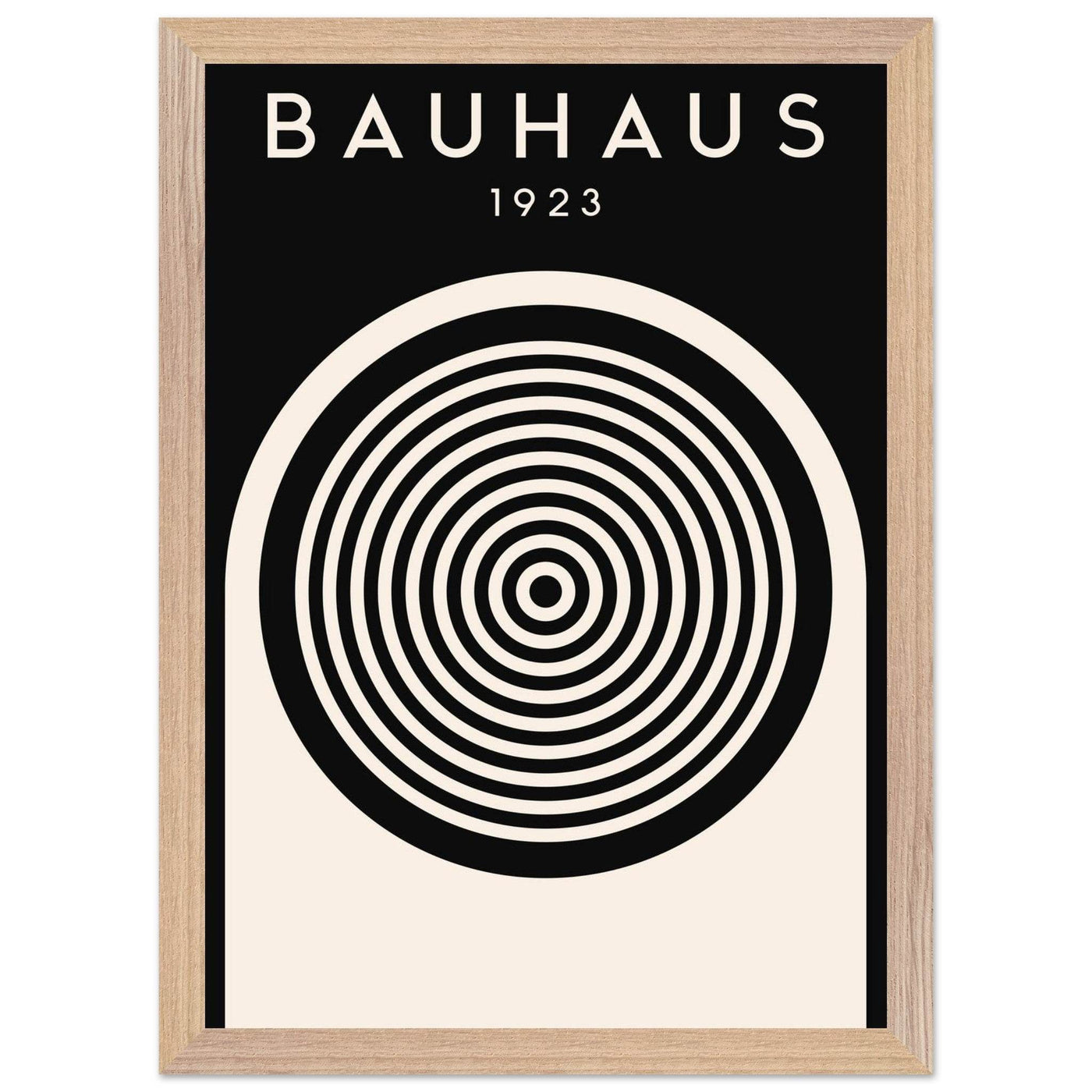 Bauhaus Black & Cream - Vibrantwalls