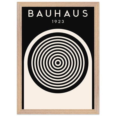 Bauhaus Black & Cream - Vibrantwalls