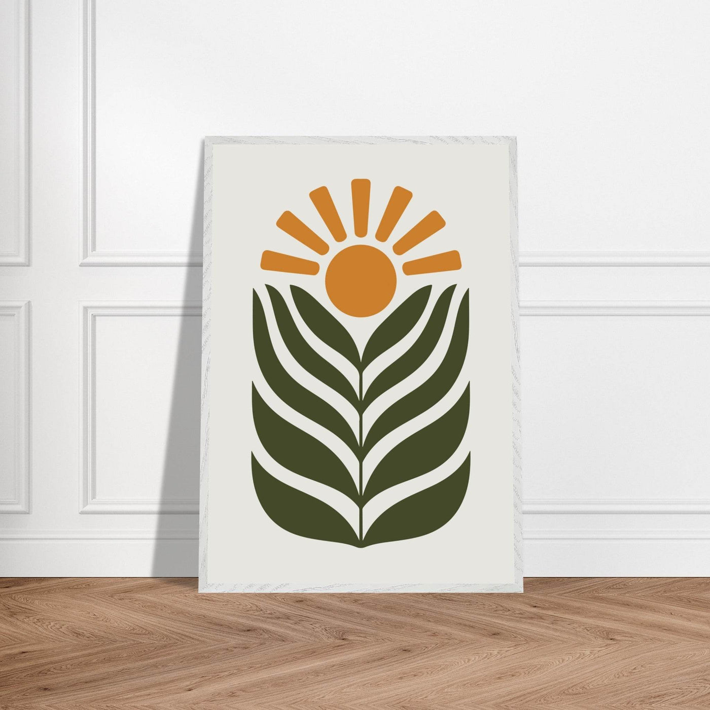 Desert Sun & Plant - Vibrantwalls