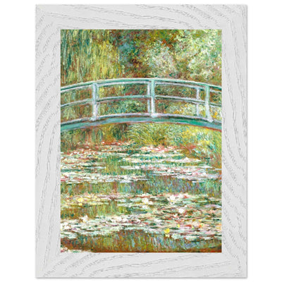 Bridge Over a Pond Art Print - Water Lilies Decorative Artwork for Your Space - Vibrantwalls