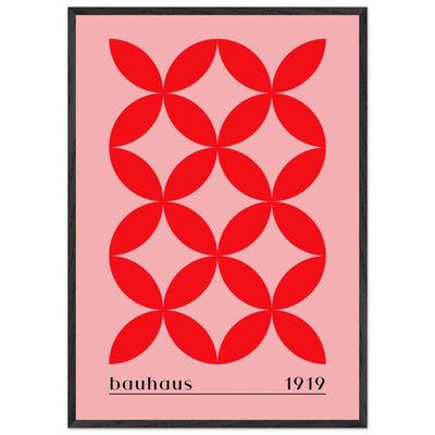 Bauhaus Minimalist Bold Red Geometric Design - Vibrantwalls